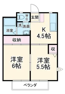 ドエル・アルス神大寺【2階】の間取り