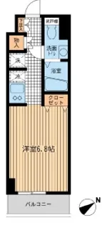 モノトーノ門前仲町【2階】の間取り