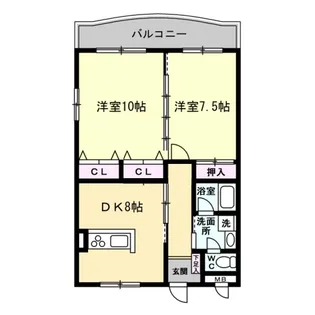 パラッオ王子【1階】の間取り