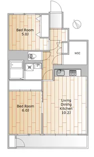玉川サンケイハウス北棟【7階】の間取り