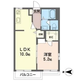 ローゼハイム【2階】の間取り