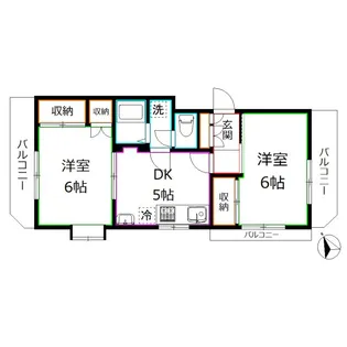 ランドハイム【1階】の間取り