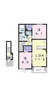 ルーナ・Ai I【2階】の間取り