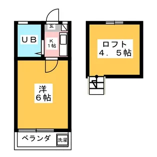 ニッコーソネットめじろ台【2階】の間取り