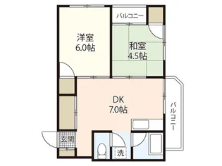 ケンセイ第4ビル【4階】の間取り