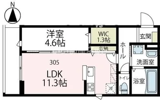 メゾン獅子ヶ谷【3階】の間取り
