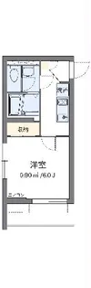 クレイノ錦【4階】の間取り