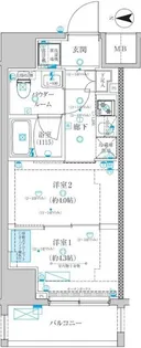 スパシエ蒲田グランドタワー【2階】の間取り