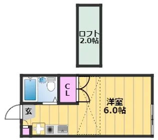 サウスヒル2【1階】の間取り