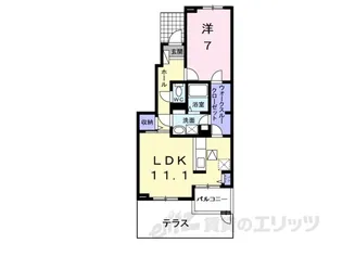 ノースヴィリッジVII【1階】の間取り