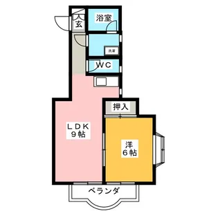 シャンブル本郷【2階】の間取り