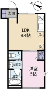 Casa Azure 上石神井【1階】の間取り