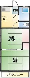 第2日の出荘【2階】の間取り