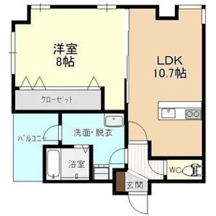 グランパセオ元今泉【2階】の間取り