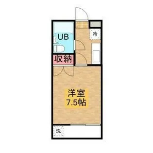 コスモスハイツ草川【1階】の間取り