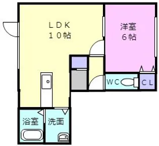 リンデンハウス弥生II【1階】の間取り