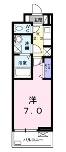 リバーサイド蛍【2階】の間取り
