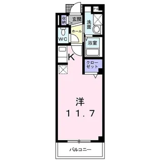 ユング フラウII【1階】の間取り