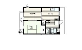 サンヒルズ丸山台【2階】の間取り