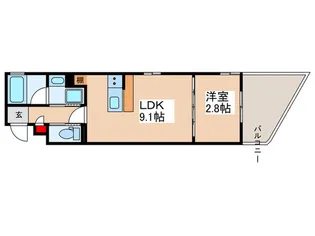 アリーチェ亀戸【5階】の間取り