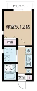 NSGATE五反野【3階】の間取り