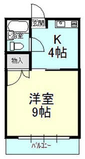 ハイネス岐山【1階】の間取り