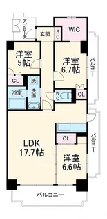 インプルーブ天満大手通【3階】の間取り