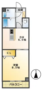 セントセシル【3階】の間取り