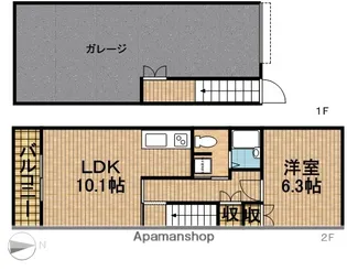 リヴェラーレIII【2階】の間取り
