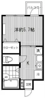 ドミール池袋【5階】の間取り