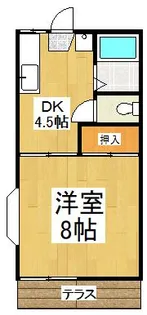 ファミーユミカミ【1階】の間取り