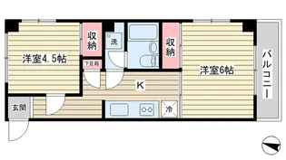 シュガーメロディー【2階】の間取り