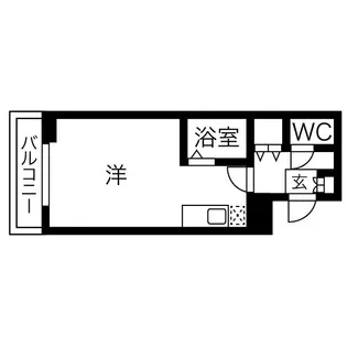 スカイハイツ【8階】の間取り