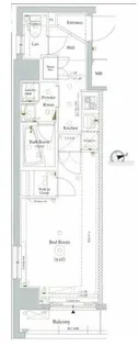 AXAS大森西AsylCourt【3階】の間取り