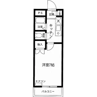 カサ エルマノス【1階】の間取り