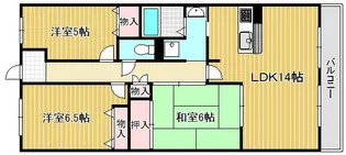 アメニティRITTO【2階】の間取り
