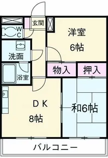 ヴェルデ桂【2階】の間取り