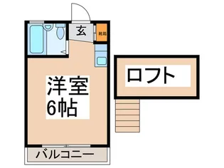 パ-ルメゾン【2階】の間取り