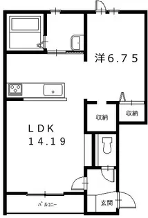 Faddish【2階】の間取り