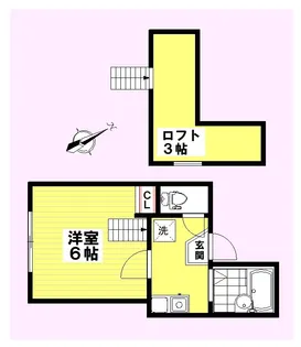 クラシェア上星川【2階】の間取り