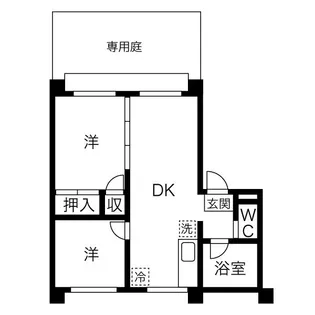 星ヶ丘プラザ【1階】の間取り