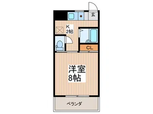 シャルムウィステリア【1階】の間取り