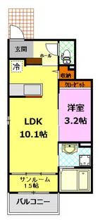 Eimei Second【1階】の間取り