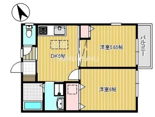 ビエリ大倉山【2階】の間取り