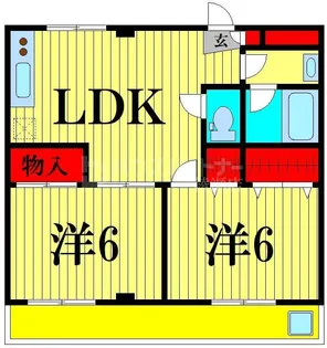 コーポ綾和【3階】の間取り