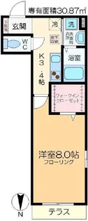 メゾン グレイスII【1階】の間取り
