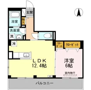 スカイヴィラージュ【3階】の間取り