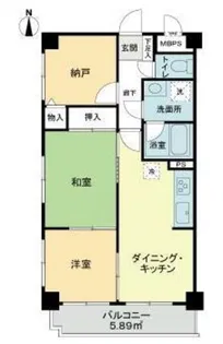 ライオンズマンション新高島平【2階】の間取り
