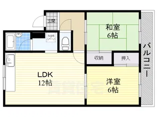 弐番館【2階】の間取り