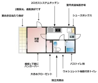 ライトコート永福【2階】の間取り